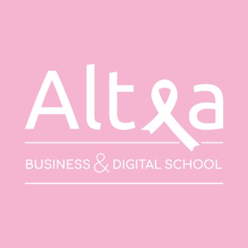 Logo d'Altéa en rose à l'occasion d'Octobre Rose