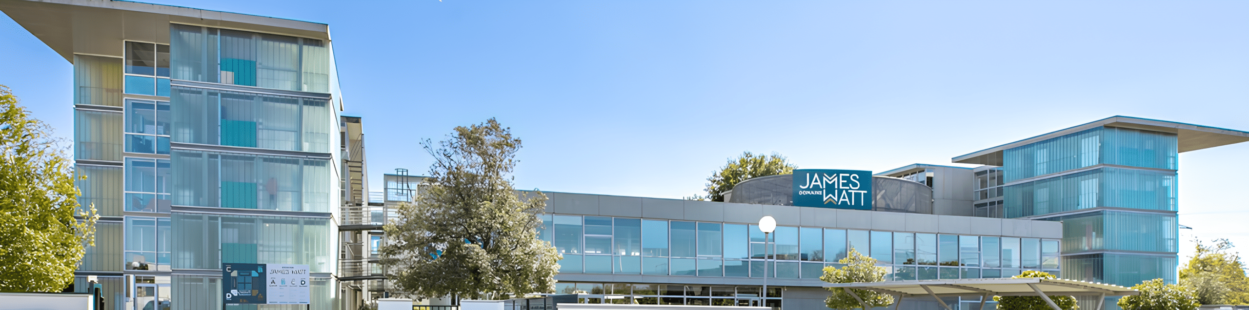 Photo du bâtiment James Watt à Mérignac - Altéa Business & Digital School